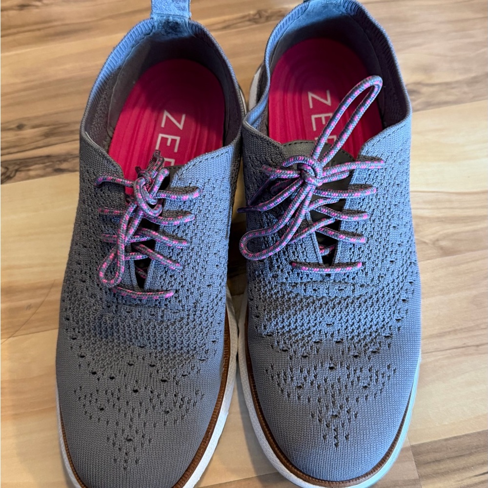 Cole Haan Gray Women’s Shoes with Pink Accents